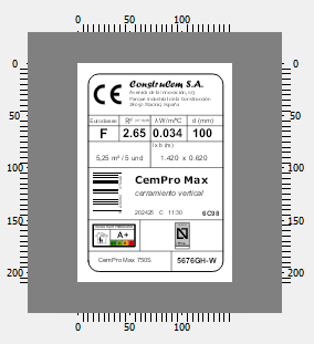 Rotate label