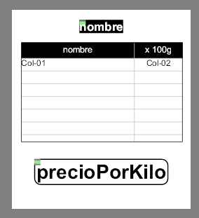 Table - Polytext